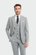 Abito elegante grigio chiaro cavani con gilet modern fit