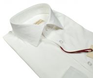 White pancaldi shirt in regular-fit stretch cotton