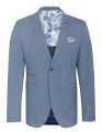 Stretch light blue slim fit white bros dress