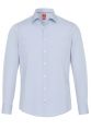 Camicia pure celeste slim fit cotone elasticizzato 