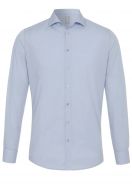 Camicia pure celeste extra slim fit cotone elasticizzato