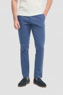 Light blue cavani trousers in modern fit stretch cotton