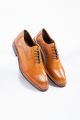 Elegant cognac cavani lace-up shoe