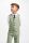 Sage green checked cavani boy suit with vest