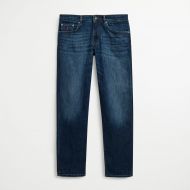 Jeans regular fit denim lavaggio scuro stretch mcs