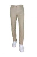 Pantalone beige sea barrier cotone e lino modern fit